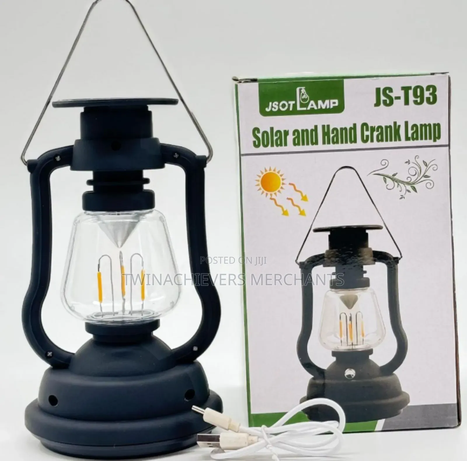 Solar Lamp/Rechargable Solar and Hand Crank Lamp