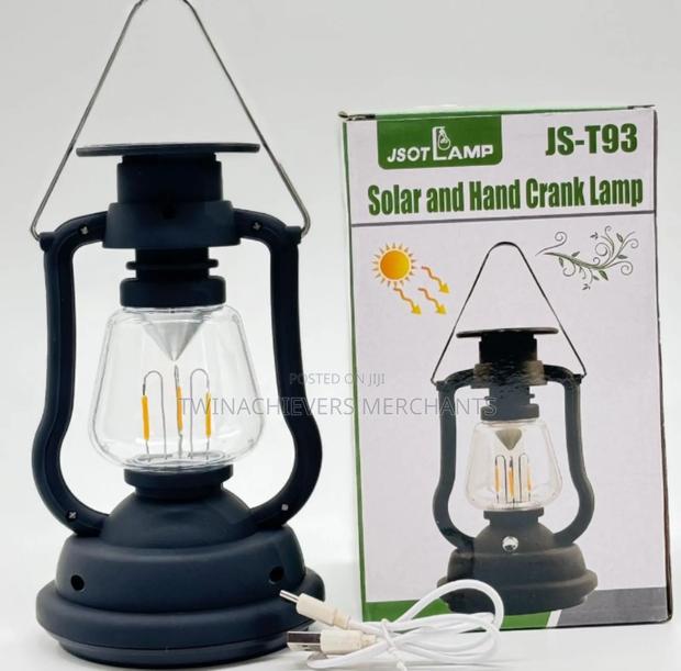 Solar Lamp/Rechargable Solar and Hand Crank Lamp