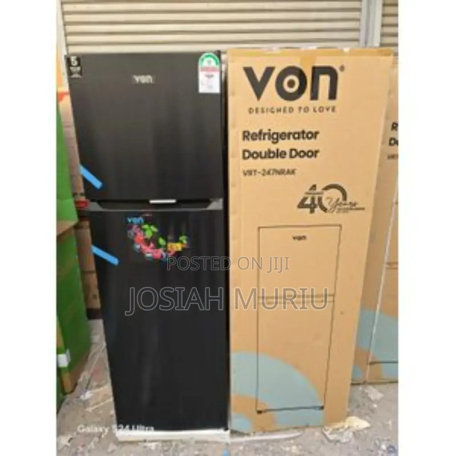 Von Double Door Refrigerator 247 Litres – Stylish, Durable Nofrost