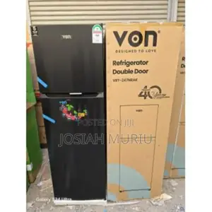 Von Double Door Refrigerator 247 Litres – Stylish, Durable Nofrost