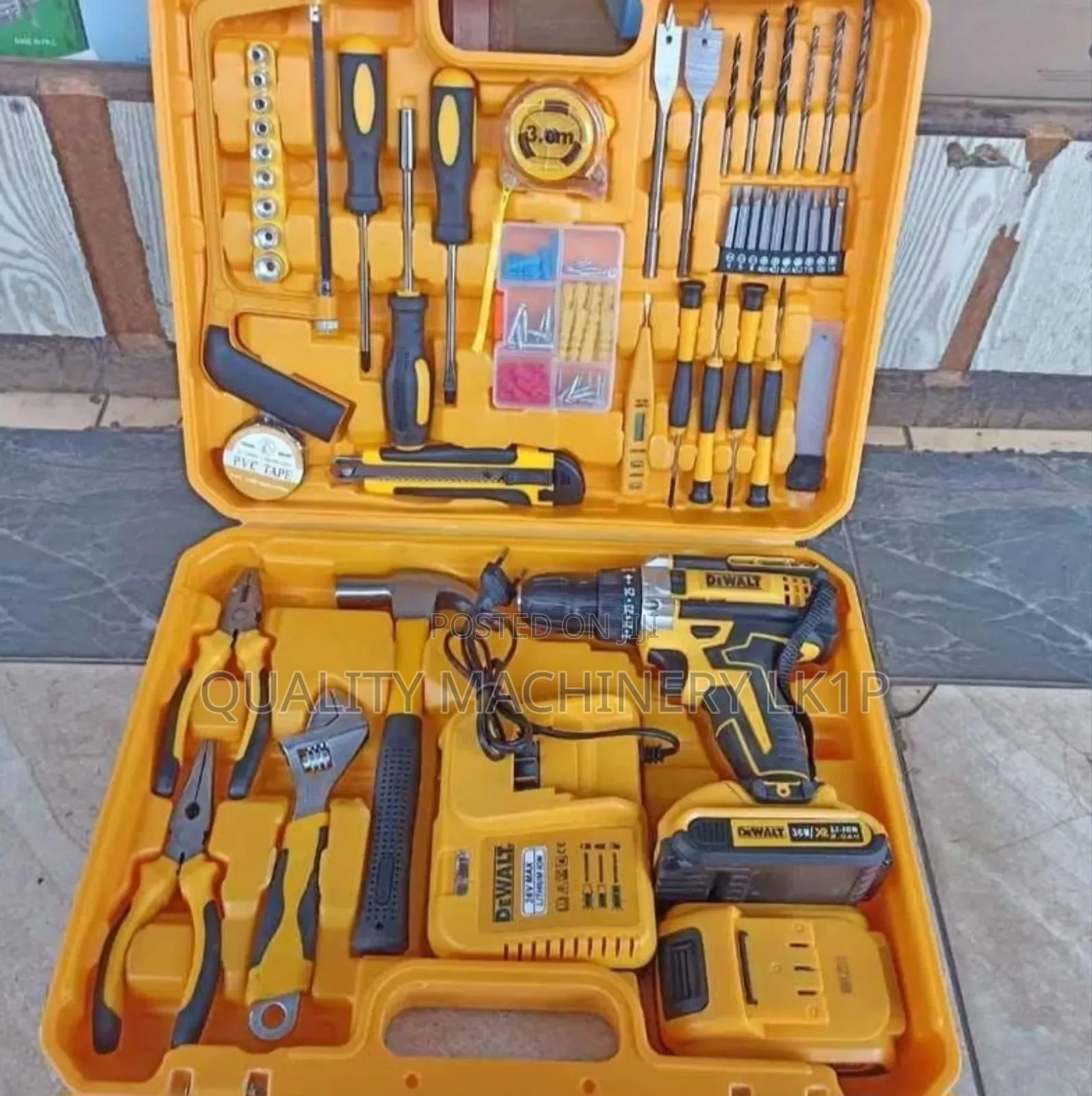 Complete Dewalt Cordless Drill Set
