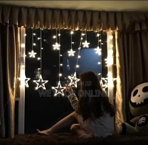 Star Curtain Christmas Decor 1*3m