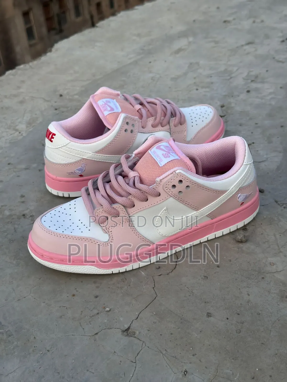 Nike Sb Dunk Low Elite in the Pink and White Sneakers