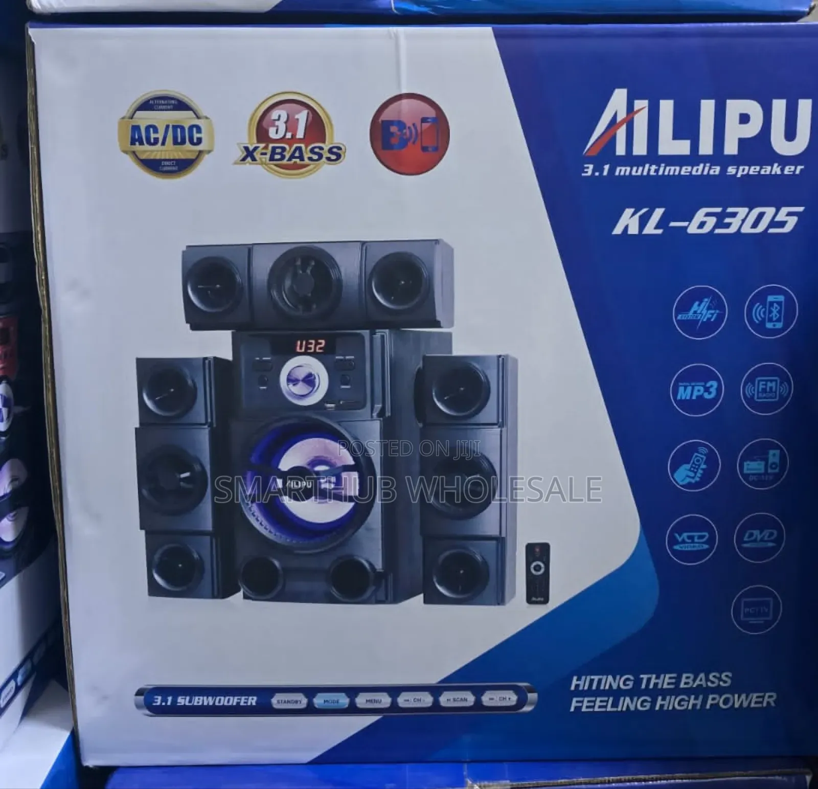 3.1ch Ailipu Homethearte Multimedia Speaker System Woofer