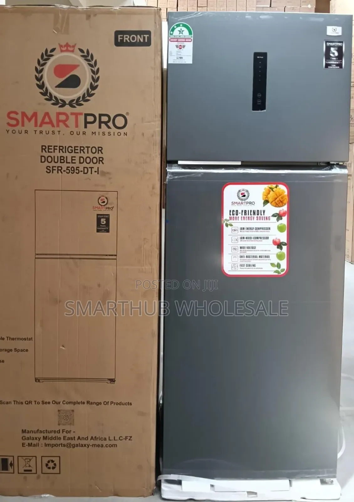 Smart Pro SFR 595 Dt-I 2 Door No Frost [ 464 Litres ]-