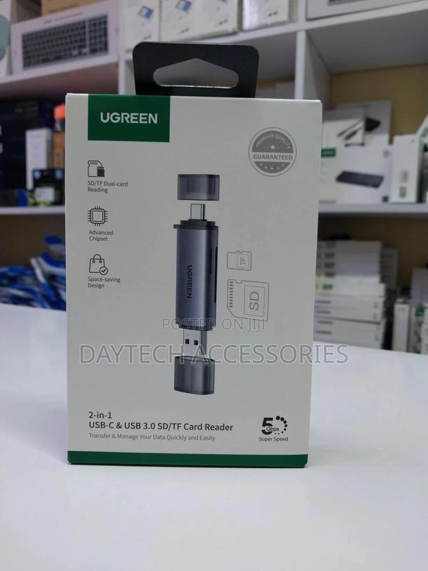 Ugreen 2-in-1 Usb-C Usb 3.0 Sd/Tf Card Reader.
