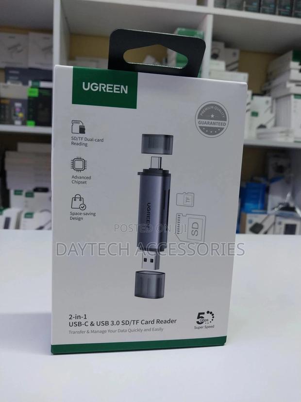 Ugreen Cm185 Usb-C/Usb-a Card Reader (Ug- 50706) - thumbnail 2
