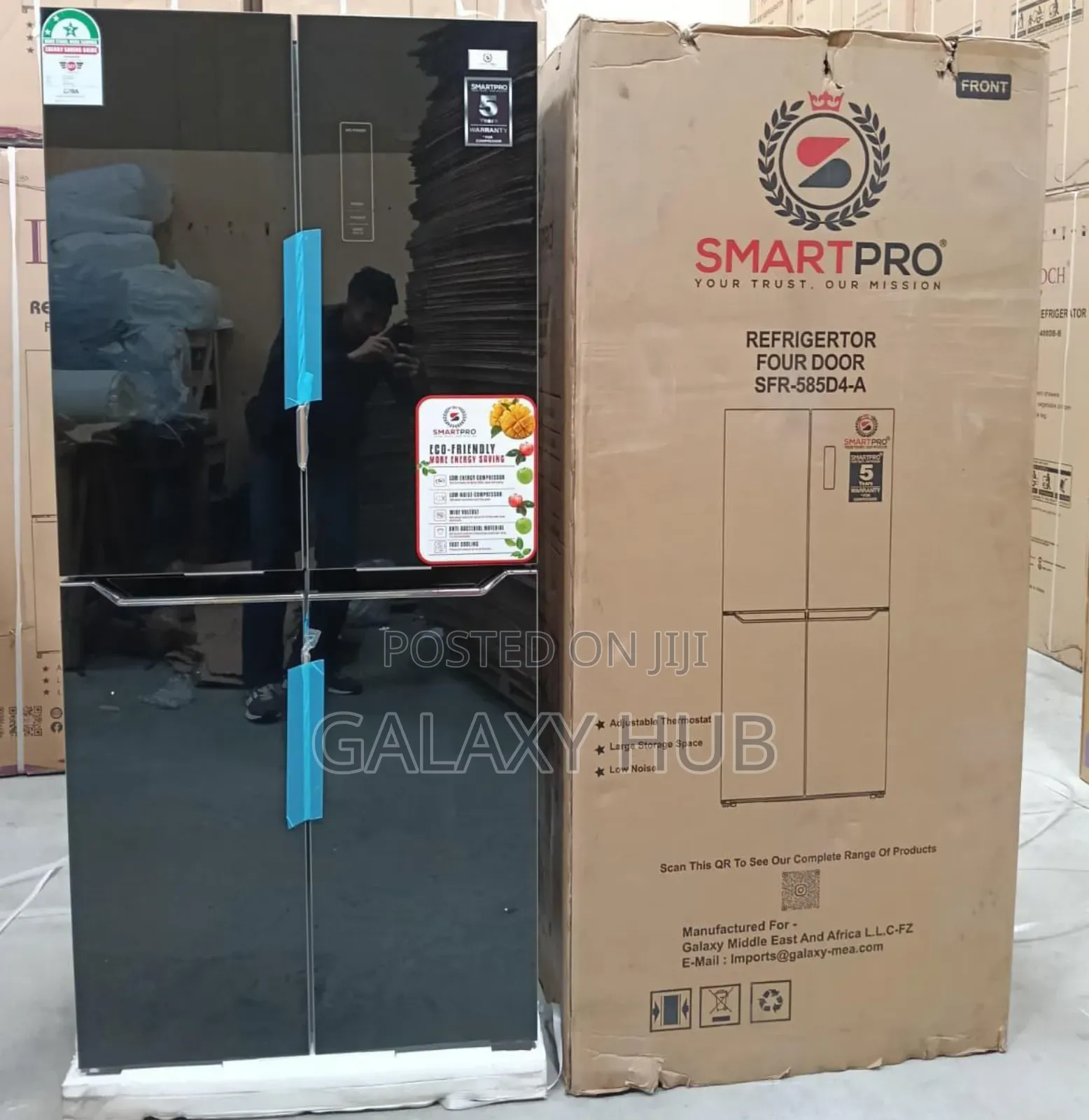 🔥🔥Smart Pro Sfr 585 D4 A Four Door Glass Body [ 421 Litres ]