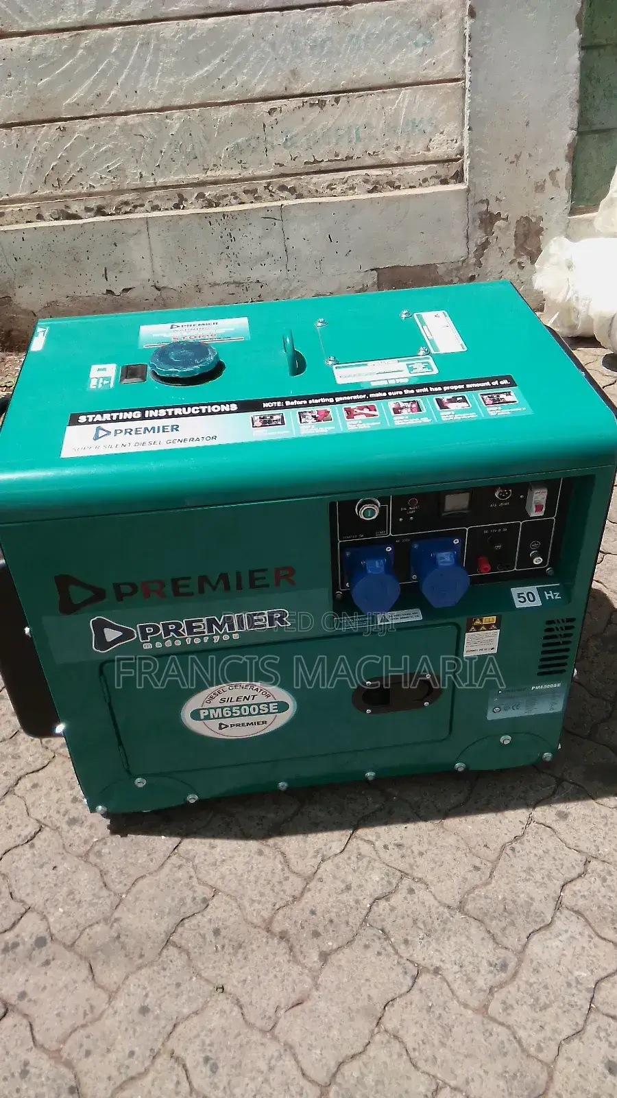 Silent Diesel Generator Key Start