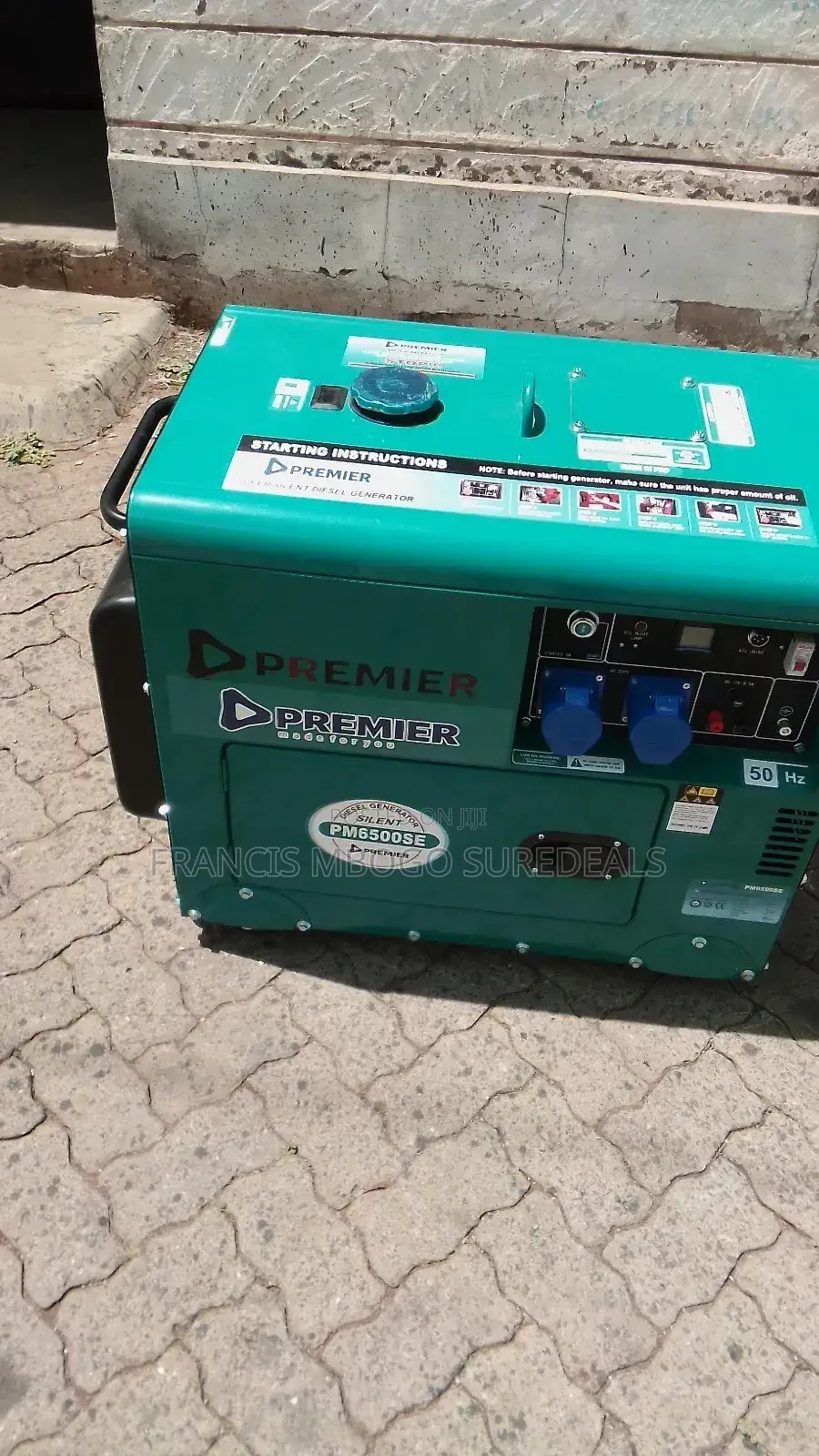 Silent Diesel Generator Key Start