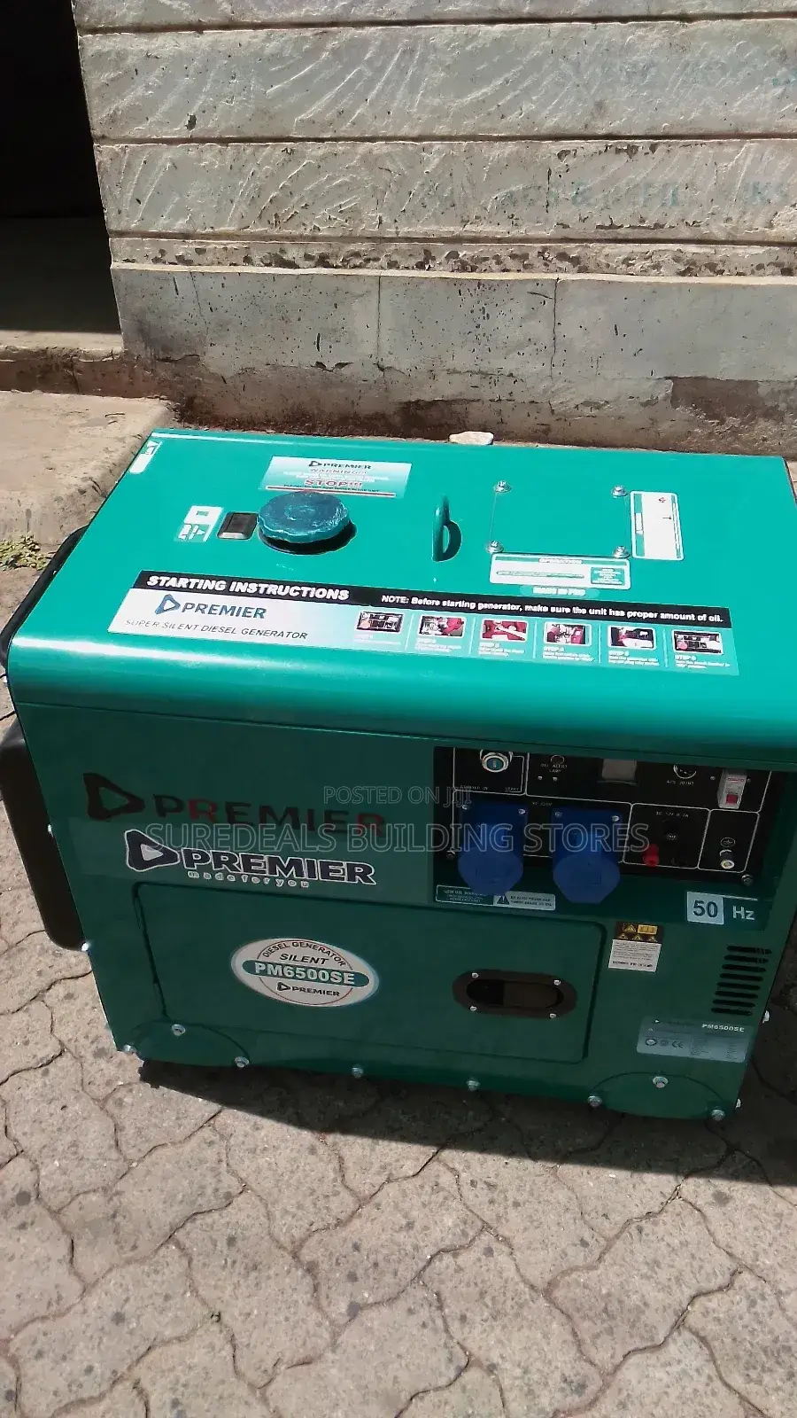 Silent Diesel Generator Key Start