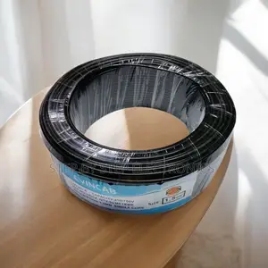 Elvin Black 1.5mm 90m PVC Insulated Flexible Wiring Electrical Cable