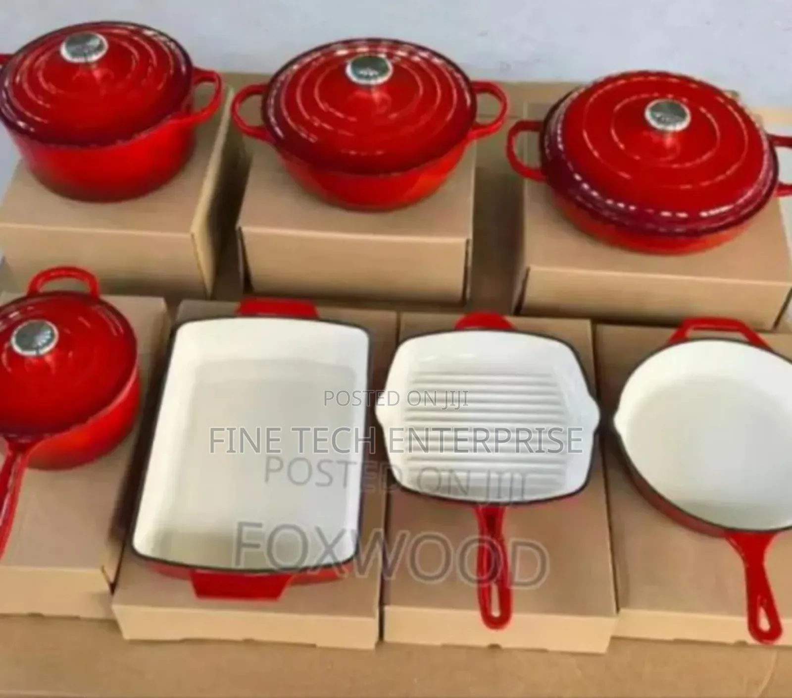 11pcs Cast Iron Cookware