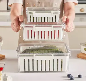 3pcs Stackable Food Storage Containers