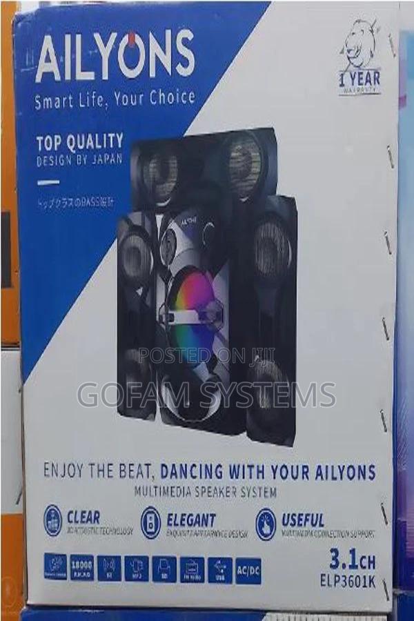 Ailyons 3.1ch Elp3601k Subwoofer/Speaker System - thumbnail 3