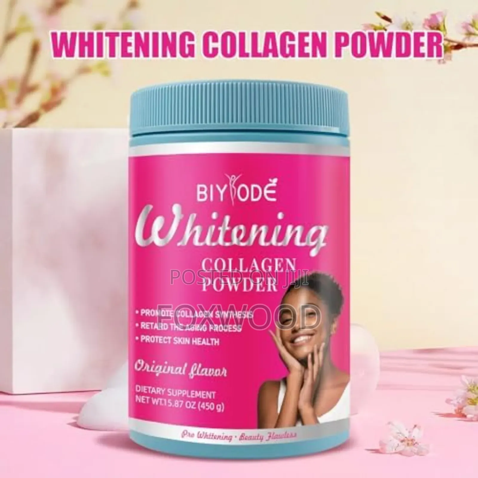 Biyodé Whitening Collagen Powder.