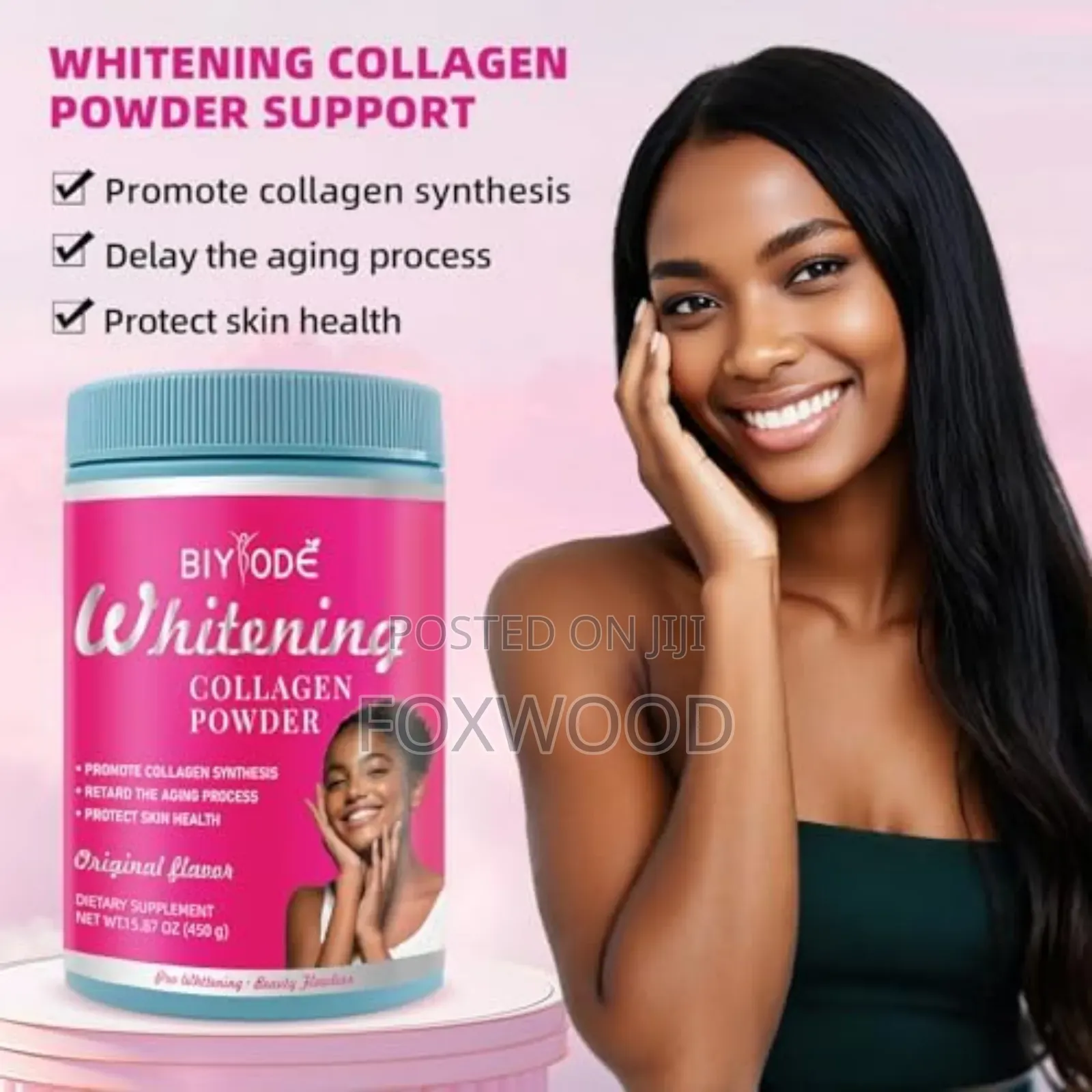 Biyodé Whitening Collagen Powder.