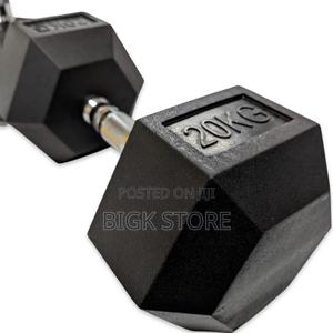 Cast Iron Dumbbell 20kg - thumbnail 2