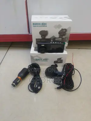 Black Box Recorder Super Hd 1296p With Front,- Inside and Reverse