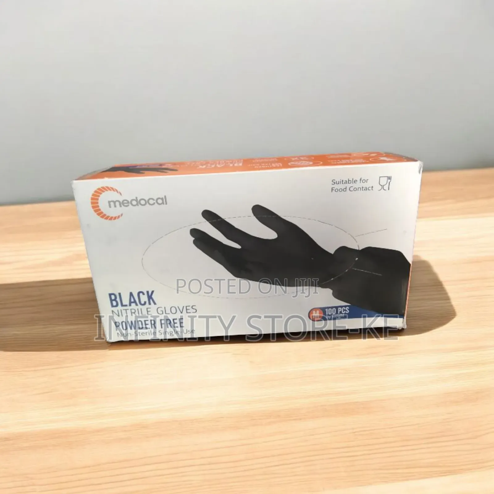 Black Nitrile Gloves Powder Free