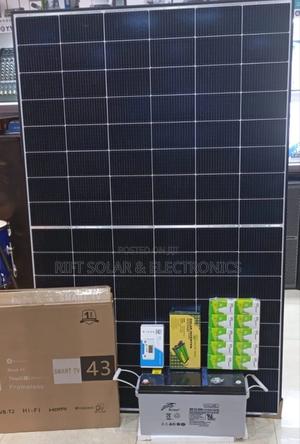Best 525 Watts Jinko Solar - 200ah Battery - 43" Smart Led Tv Package - main view