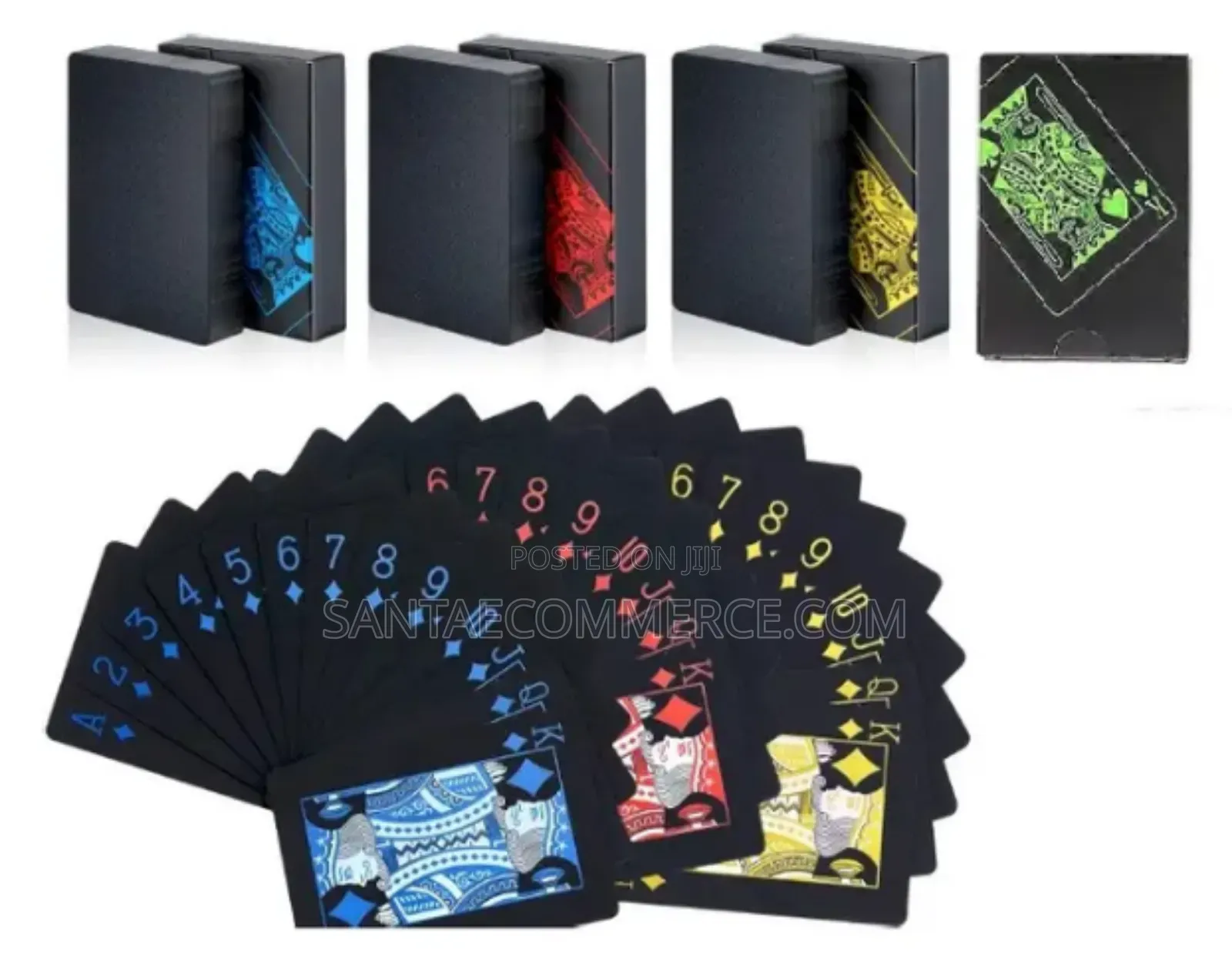Waterproof Colored Plastic Poker Cards