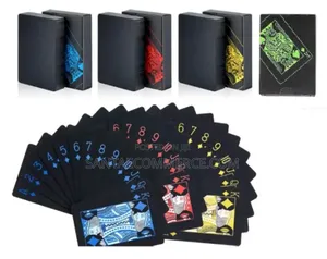 Waterproof Colored Plastic Poker Cards