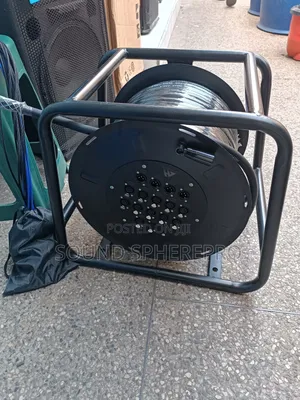12 Input+4 Outputs 50mtrs Snake Cable Withe Cage