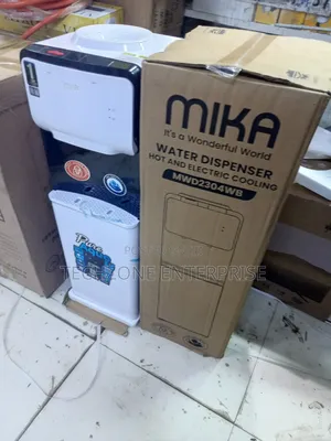 Mika White Hot Free Standing Water Dispenser 