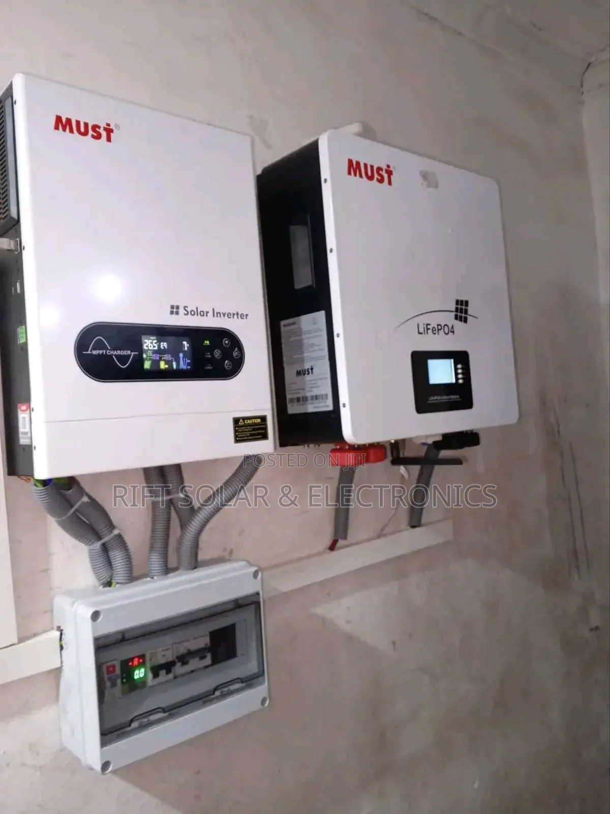 Must 5.5kva Hybrid Inverter - 5.12kwh Lithium Batteries Total Off-Grid