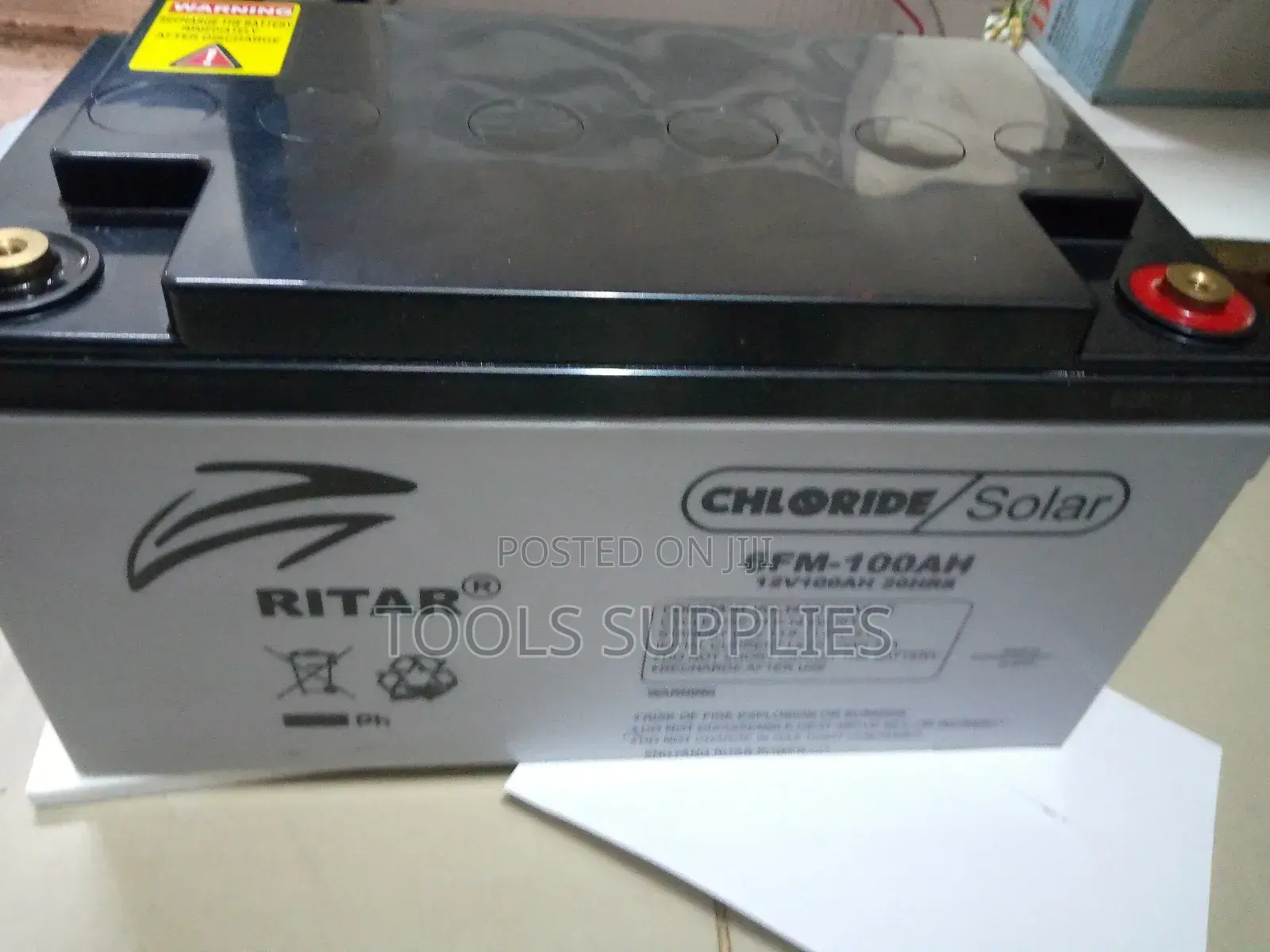 Ritar Chloride Solar Battery 100ah