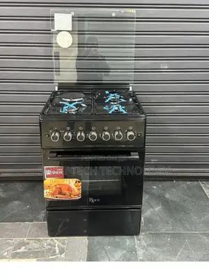 Standing Cooker Roch 60*60 Black 3gas+1 Electric