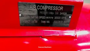 Heavy Duty 200litres Air Compressor Three Phase 10hp Motor.