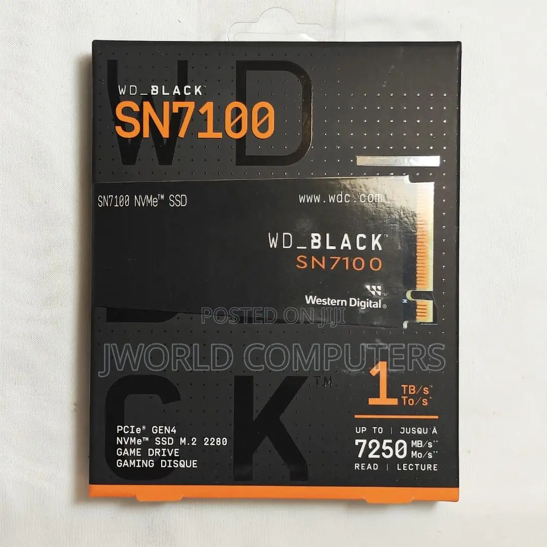 Wd_black 1tb Sn7100 Nvme Internal Gaming SSD Solidstate Drive Gen4pcie