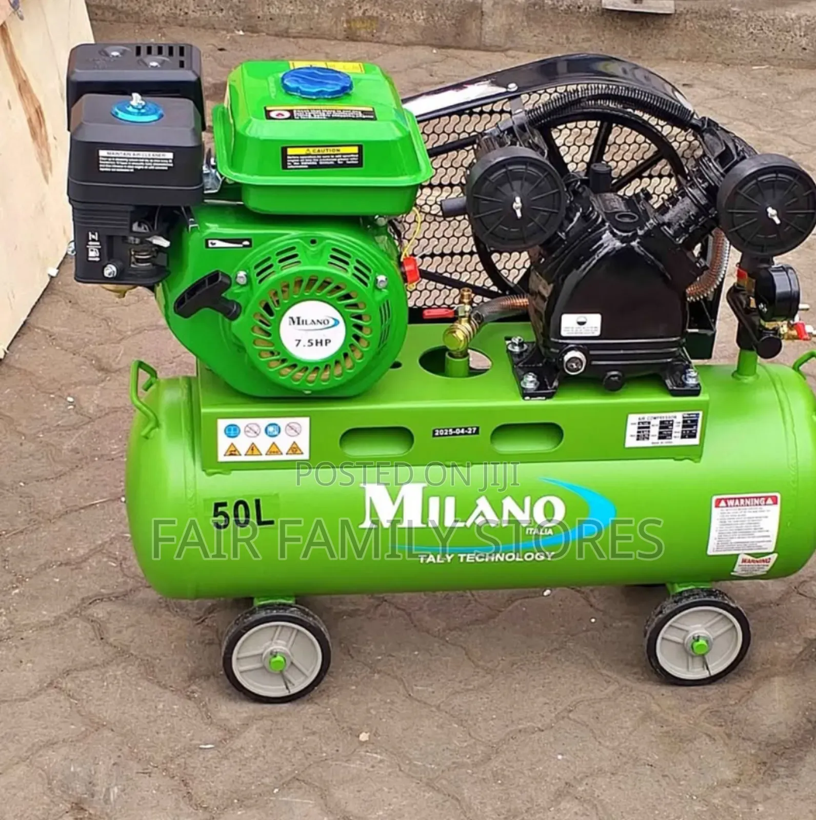Milano Air Compressor Gasoline Powered