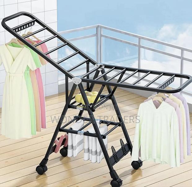 Movable Foldable/Portable Laundry Rack - main view
