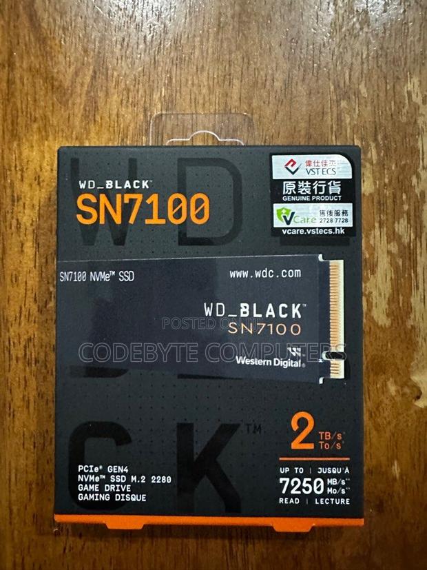 Wd_black 2tb Sn7100 Nvme Internal Gaming Ssd - main view