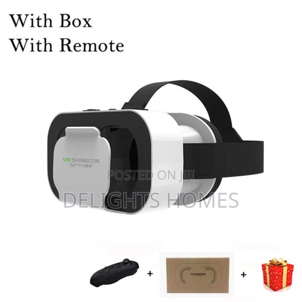 Vr Box With Headphone and Remote_di - main view