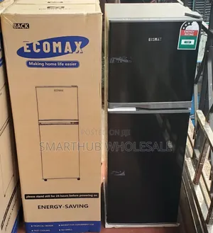 Ecomax 138 Litres Dark Silver Double Door Refrigerator