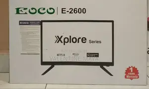 3. Eoco Portable 26" Smart Ac/Dc Television – Built for Versatility