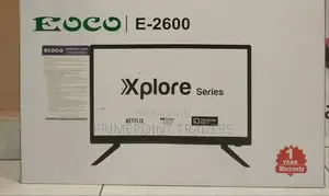 3. Eoco Portable 26" Smart Ac/Dc Television – Built for Versatility