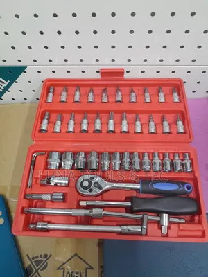 Genuine Crome Vanadium Socket Wrench Set 46pcs Spanner Set