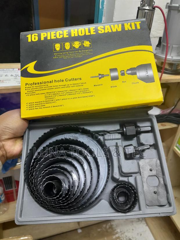 Sharp Hole Saw Kit 16pcs