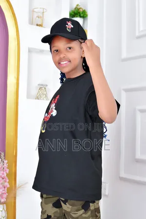 Girls T Shirt With Cap  
4 to 12yrs