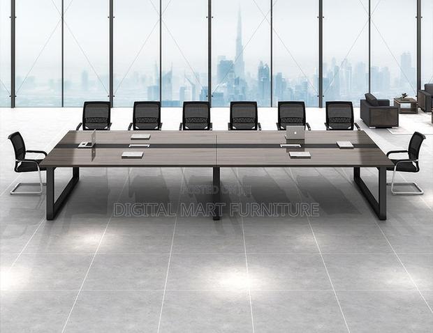 Brown 240cm Meeting Boardroom Table - thumbnail 4