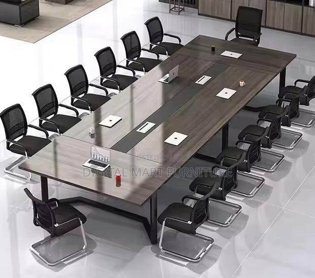 Brown 240cm Meeting Boardroom Table - thumbnail 5