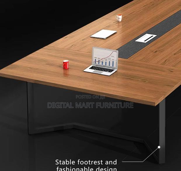 Brown 240cm Meeting Boardroom Table - thumbnail 9