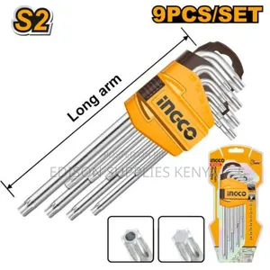 Ingco 9pcs Torx Key Set Allen Wrench Set Hex Keys Allen Keys