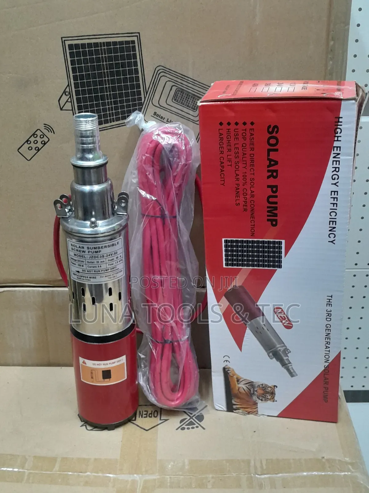 High Energy Efficiency Solar Pump 24v 50m Machine