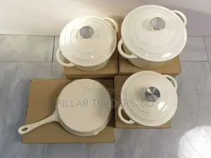 Enarmel Cast Iron Cooking Pot Set